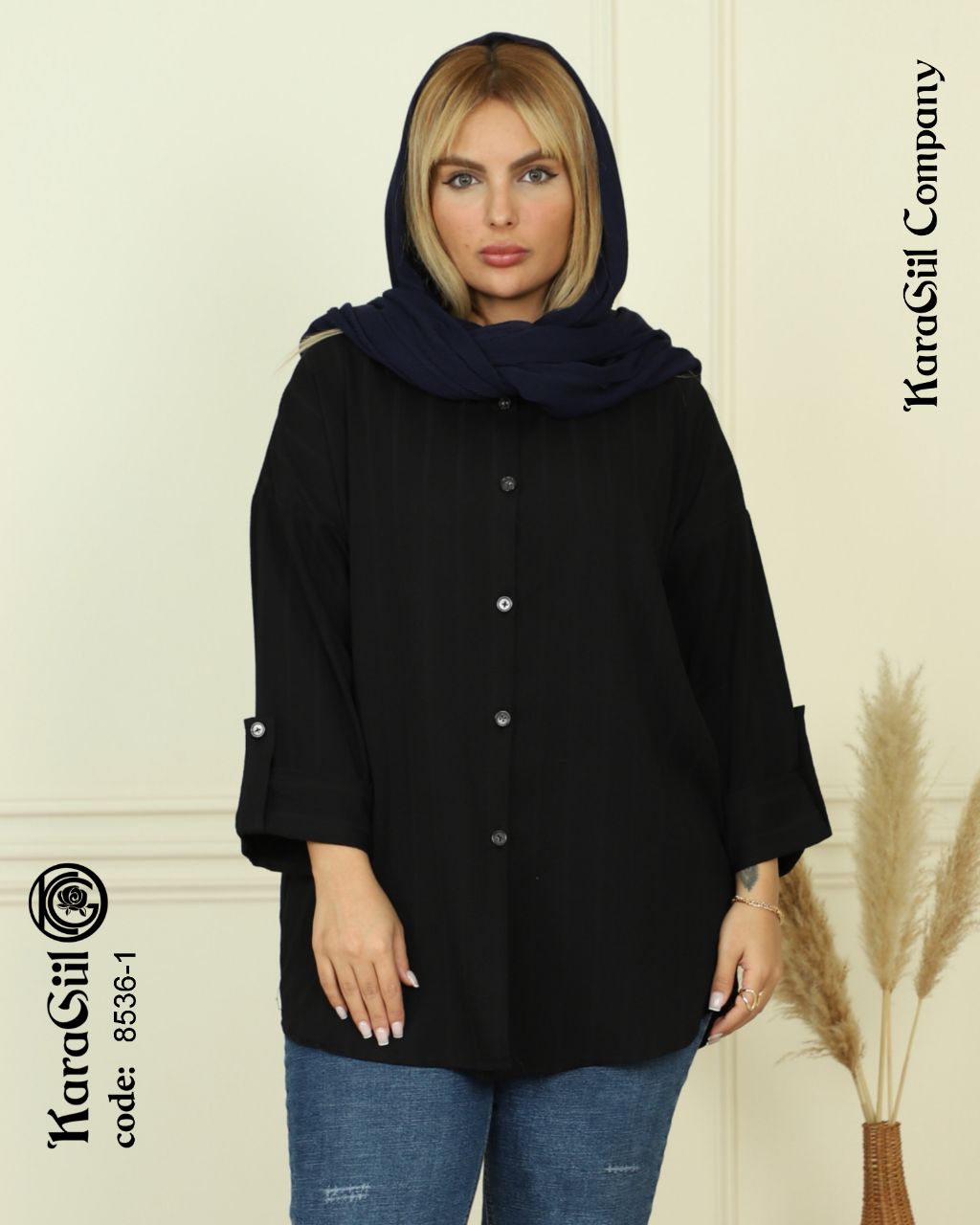 شومیز مانتویی ۸۵۳۶