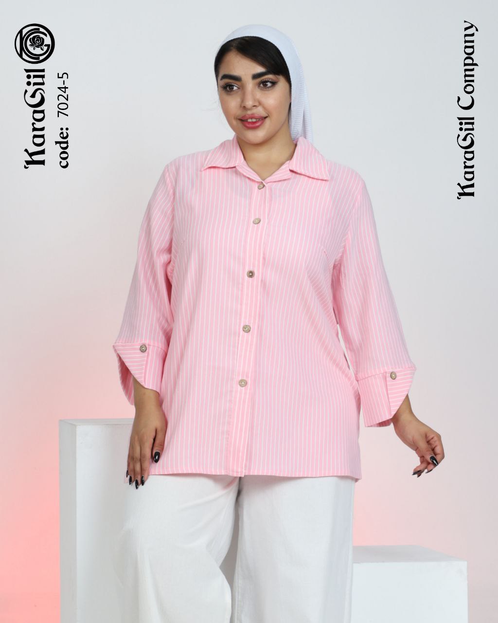 شومیز راه راه ۷۰۲۴