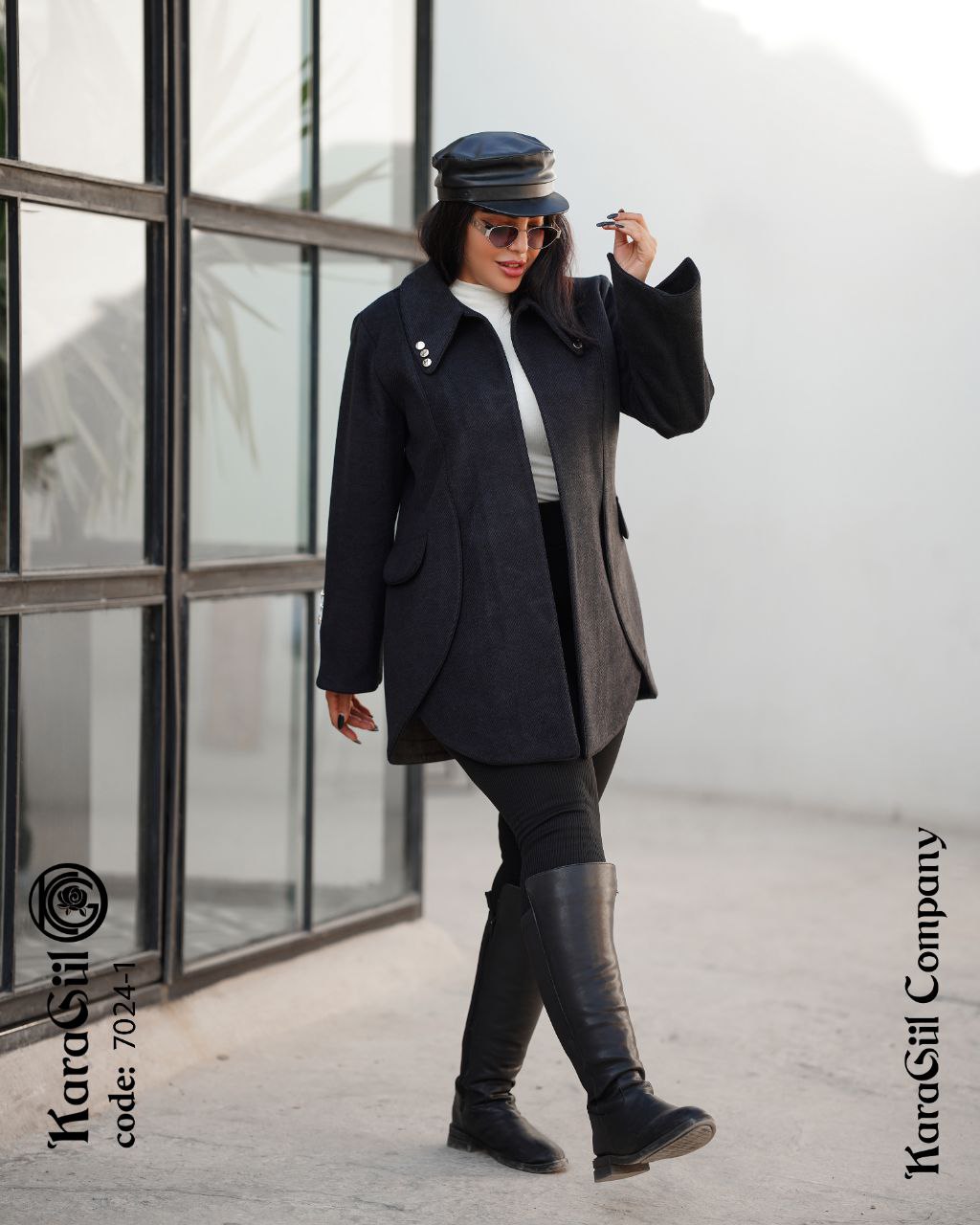 پالتو یقه خرگوشی ۷۰۴۲