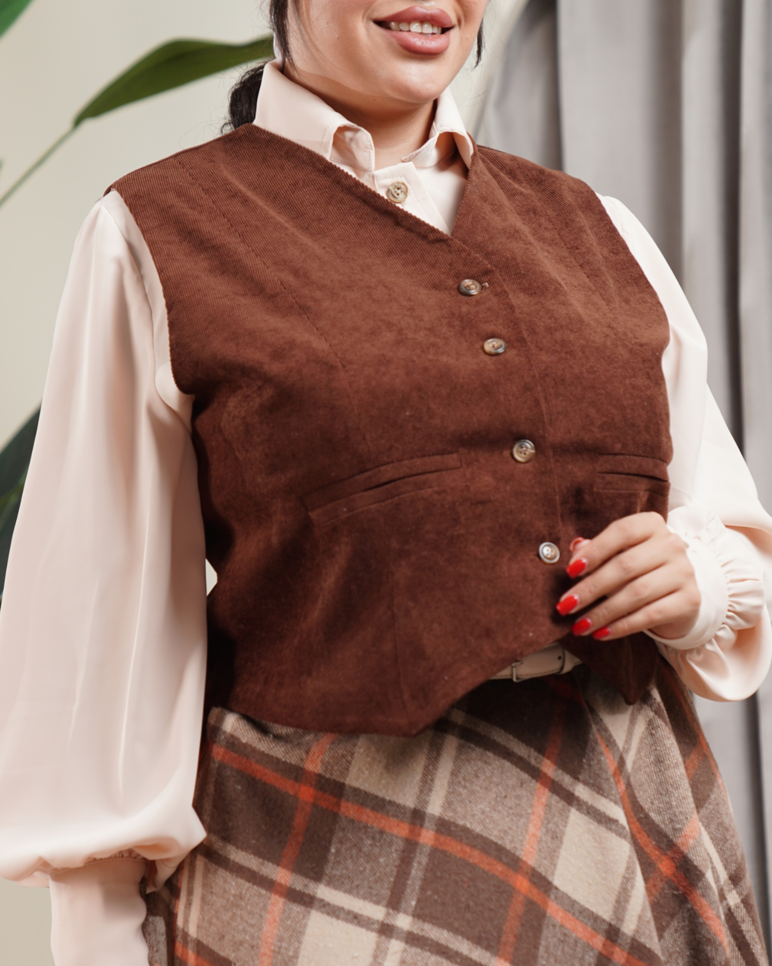 جلیقه مخمل ۴۱۵۶