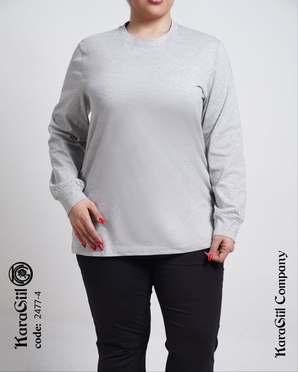 بلوز آستین بلند ۲۴۷۷