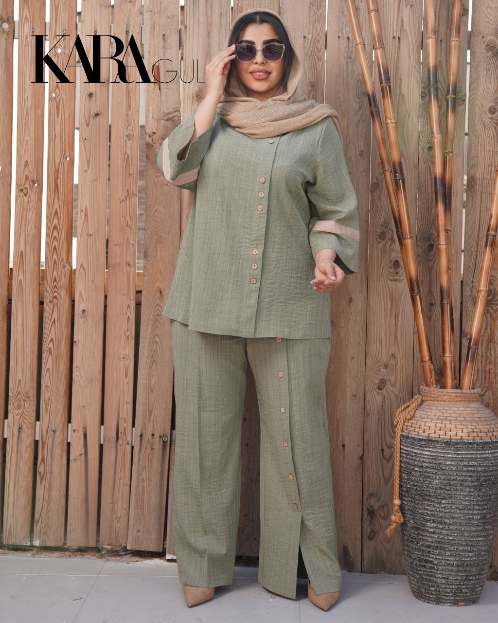 ست مانتو و شلوار ۷۰۳۱