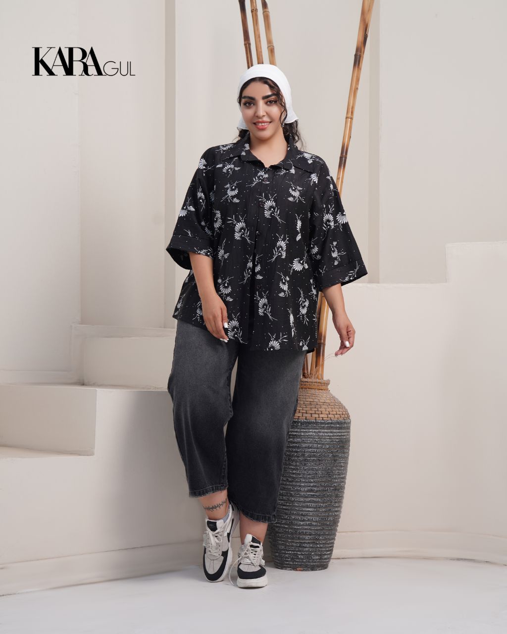 شومیز شیشه ای گل درشت ۹۰۰۷ A