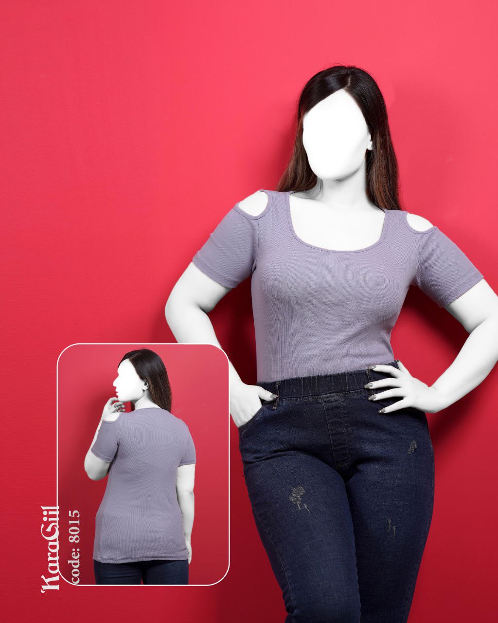 تیشرت فانریپ سایز بزرگ سر شانه اشکی