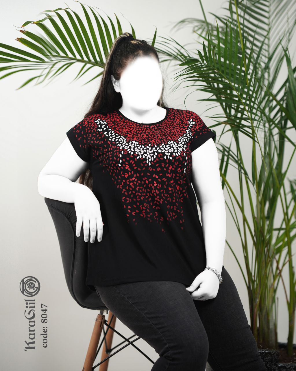تیشرت سایز بزرگ ۸۰۴۷
