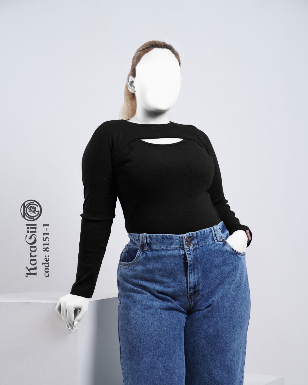 بادی آستین بلند طرح چشم ۸۱۵۱