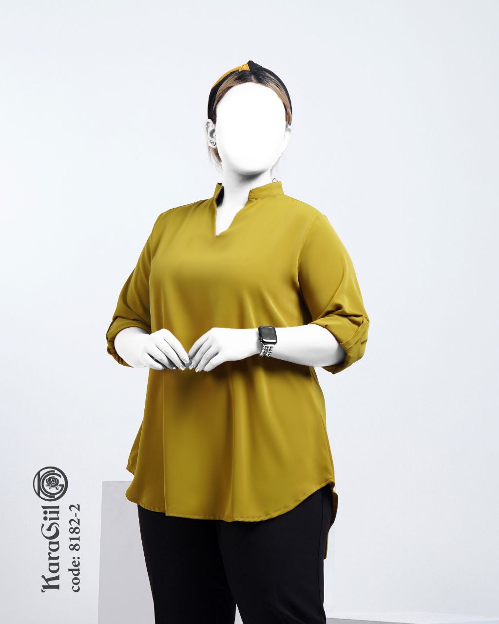 شومیز یقه ایستاده ۸۱۸۲