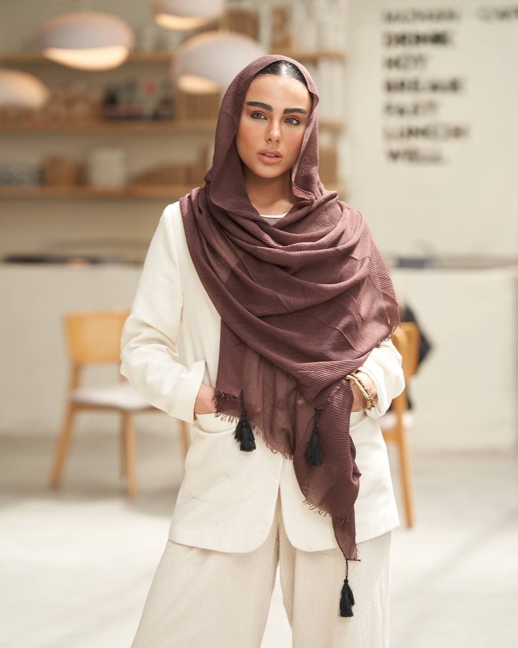 شال منگوله دار ۵۲۶