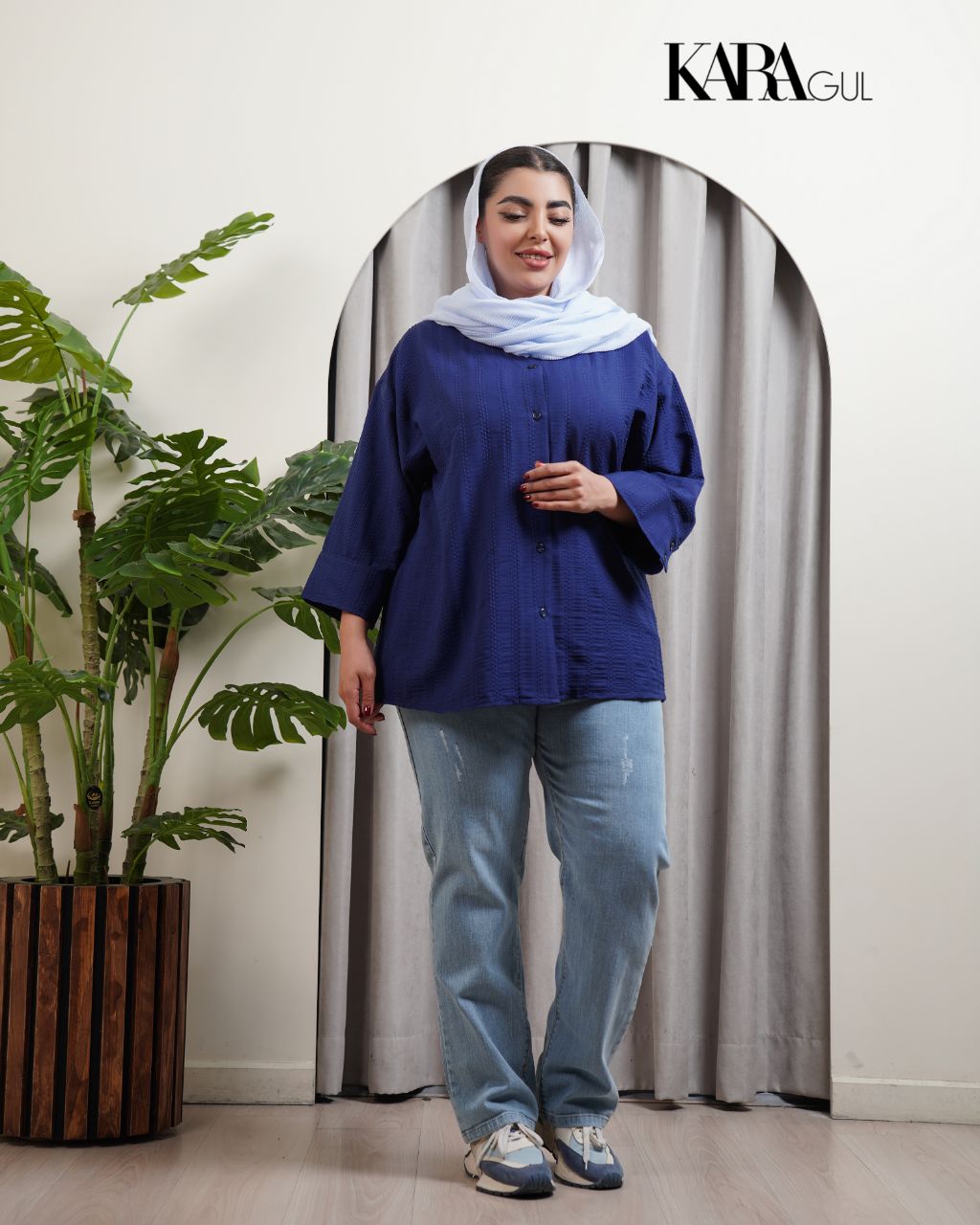 شومیز کوکدوزی ۷۱۰۳