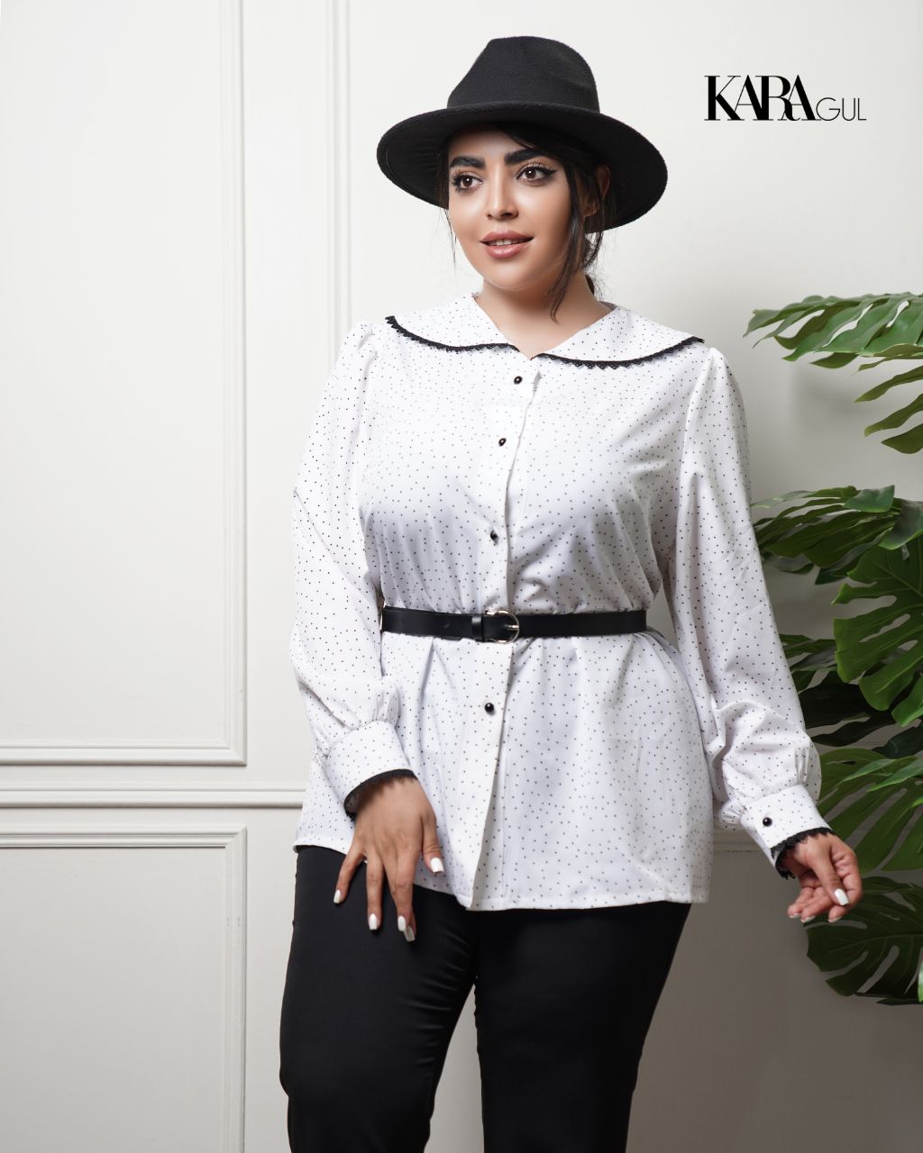 شومیز یقه گیپور ۷۱۰۴