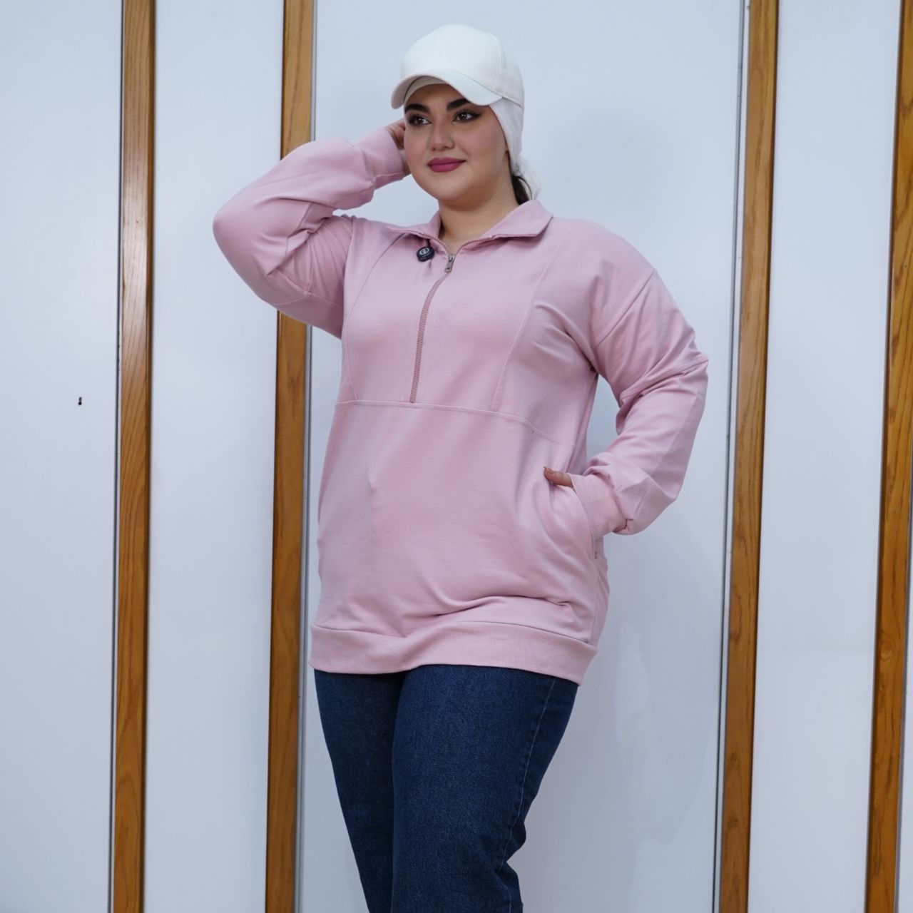 هودی دورس نیم زیپ