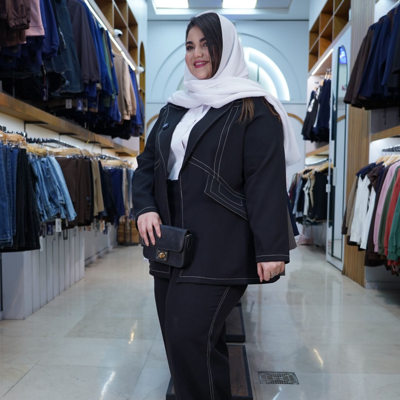 ست شیک کت شلوار دمسه دوزی شده